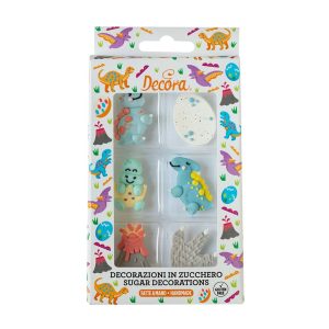 Decora Suikerdecoratie Dino’s Set/6