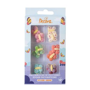 Decora Suikerdecoratie Vlinders Set/12