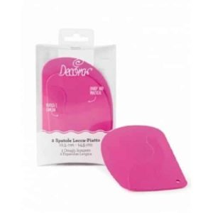 Decora Plastic Deegschrapers Fuchsia set/2