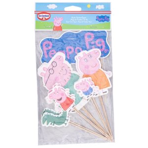 Dr. Oetker Peppa Pig & Familie – Taart Toppers pk/12