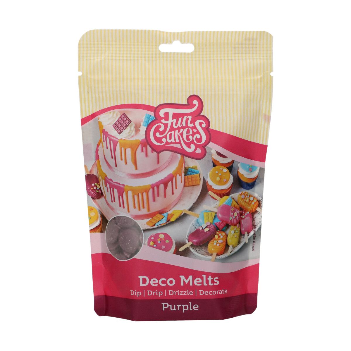 FunCakes Deco Melts -Paars- 250g - Afbeelding 2