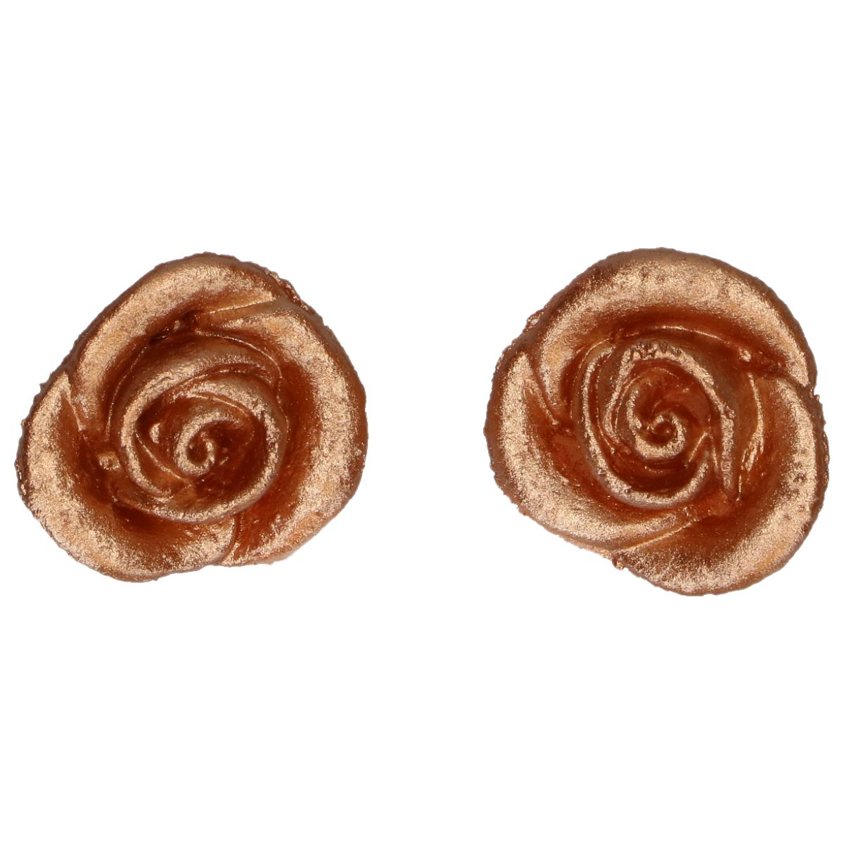 FunCakes Fondant Decoraties Rozen Bronze set/6 - Afbeelding 3
