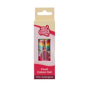 FunCakes Food Colour Gel  Aubergine Chic 30g
