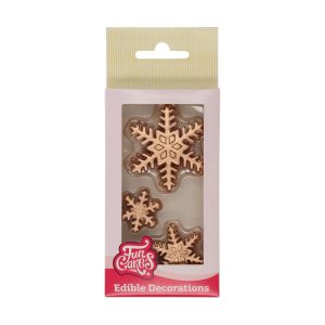 FunCakes Suiker Decoratie Bronzen IJskristal Gemengd Set/12