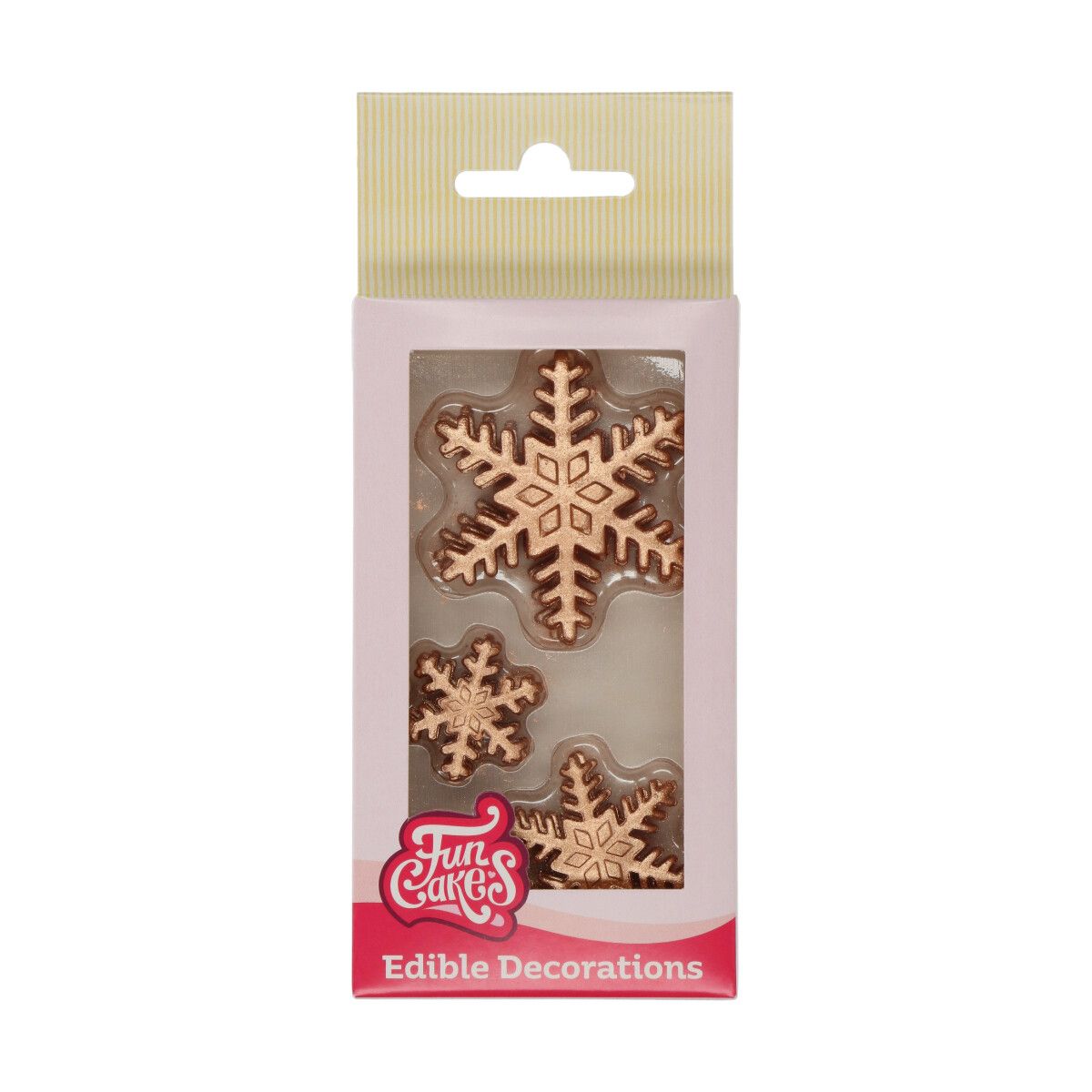 FunCakes Suiker Decoratie Bronzen IJskristal Gemengd Set/12