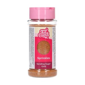 FunCakes Sanding Sugar 80g – Goud