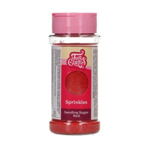 FunCakes Sanding Sugar 80g – Rood