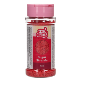 FunCakes Sugar Strands Rood 80 g