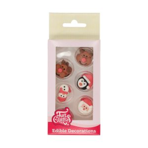 FunCakes Suikerdecoratie Kerstmis Set/12