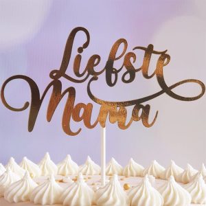 Taarttopper Liefste Mama – Goud