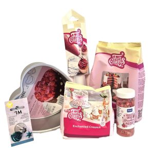 Hart Taart Red Velvet Pakket