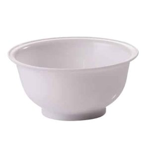 Beslagkom wit met voet 2,5 liter (Ø23 cm)