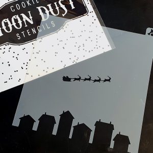 Moon Dust Cookie Stencil Santa’s Sleigh
