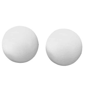 Styropor (Piepschuim) balletjes, ø 6 cm, 2st