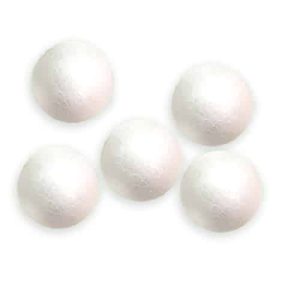 Styropor (Piepschuim) balletjes, ø 3 cm, 5st