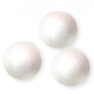 Styropor (Piepschuim) balletjes, ø 5 cm, 3st
