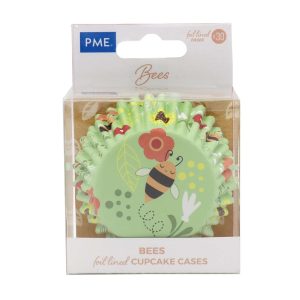 PME Foil Lined Baking Cups Bees pk/30