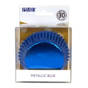 PME Foil Baking Cups Metallic Blue pk/30