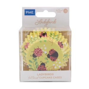 PME Foil Lined Baking Cups Ladiebirds pk/30