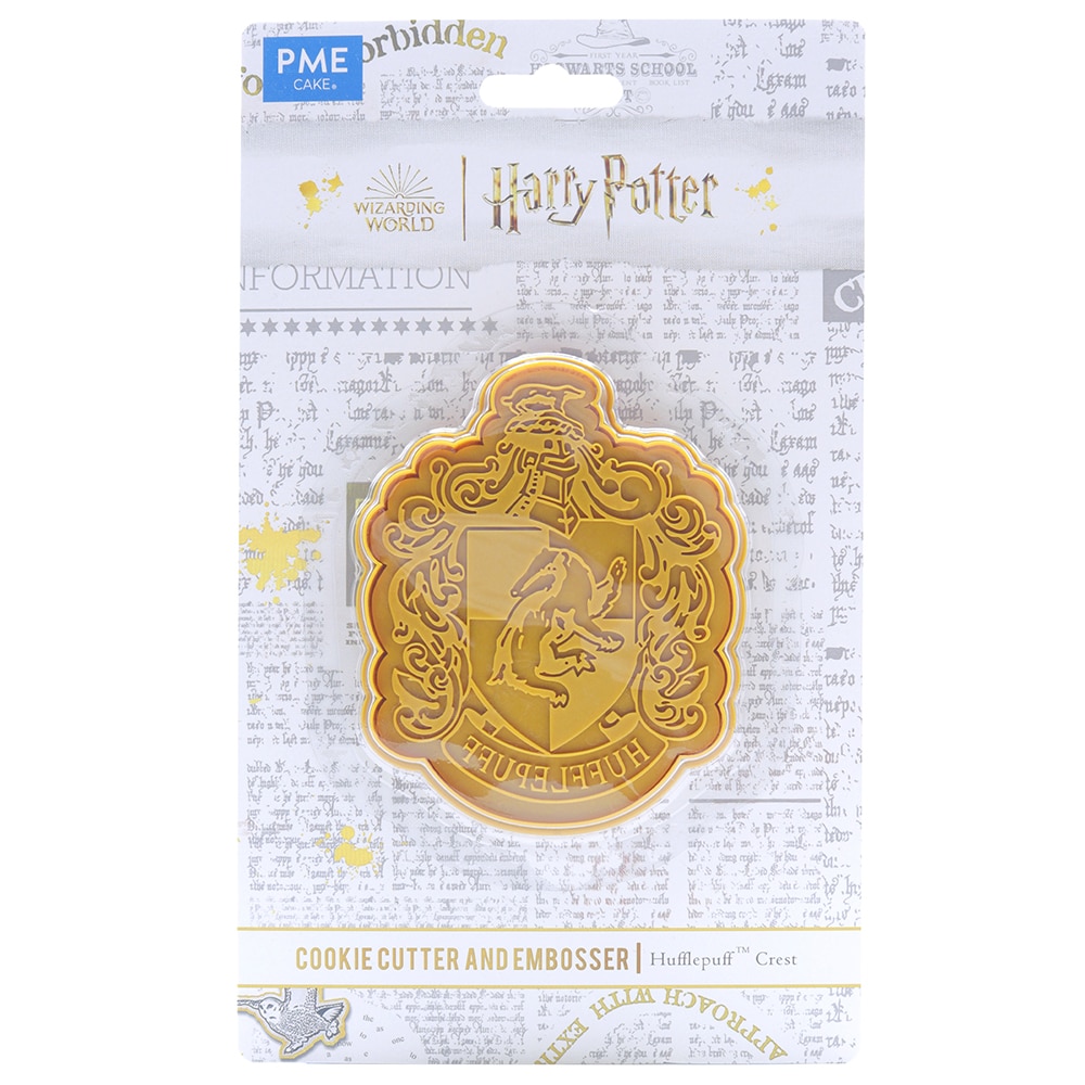 Harry Potter Cookie Cutter & Embosser Hufflepuff Crest