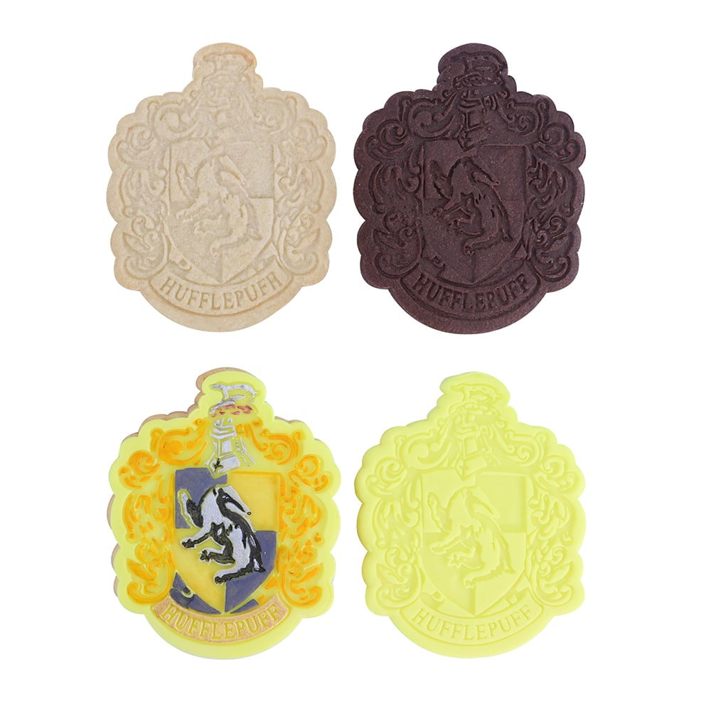 Harry Potter Cookie Cutter & Embosser Hufflepuff Crest - Afbeelding 5