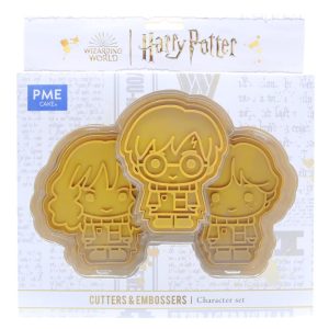 Harry Potter Cookie Cutter & Embosser Set Harry, Ron & Hermione
