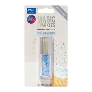 Magic Sparkles, Edible Iridescent Glitter – Blue Aqua (3g)