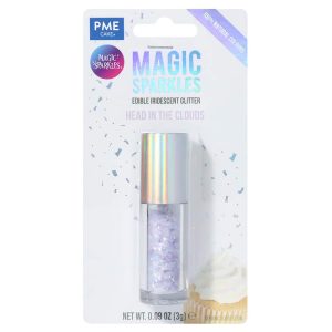 Magic Sparkles, Edible Iridescent Glitter – Head in the Clouds  (3g)