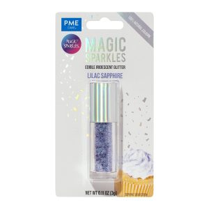 Magic Sparkles, Edible Iridescent Glitter – Lilac Sapphire (3g)
