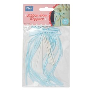 PME Ribbon Bow Cake Toppers – Blauw