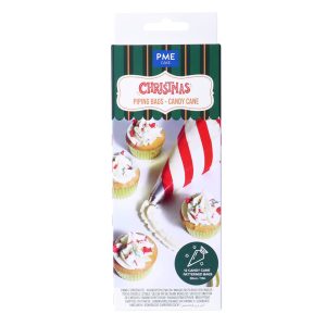 PME Disposable Piping Bags – Candy Cane 12st