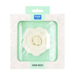 PME Sugar Roses 90mm – White