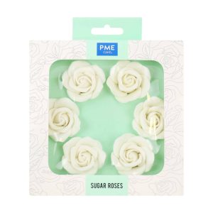 PME Sugar Roses 45mm – White