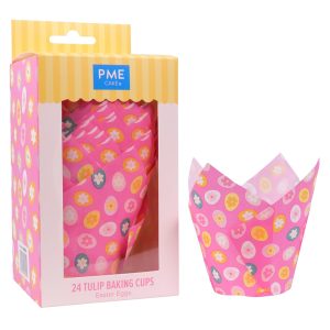 PME Tulp Muffin Cups  – Paas Eieren Pk/24