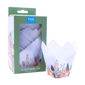 PME Tulp Muffin Cups  – Flower Bouquet Pk/24