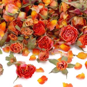 Eetbare bloemen Rosebuds orange, nature 10g