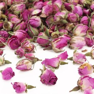 Eetbare bloemen Rosebuds purple, nature 15g