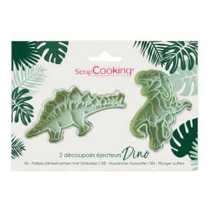 ScrapCooking Plunger Cutters Dino Set/2