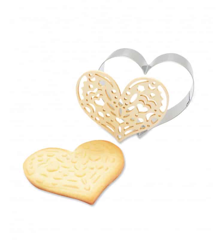ScrapCooking Cookie Cutter & Embosser Hart - Afbeelding 3