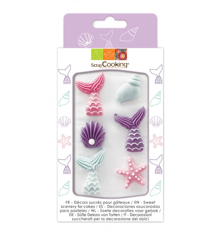Scrapcooking Suikerdecoratie Zeemeermin - Afbeelding 2