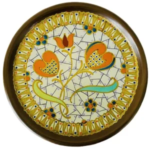 Art nouveau sierbord plateel gouda jaren 20