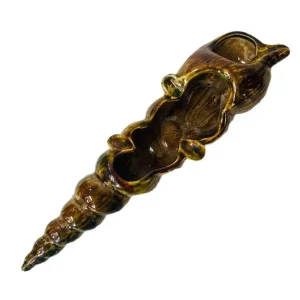 Franse mid-century Majolica schelp sculptuur keramiek 1950’s