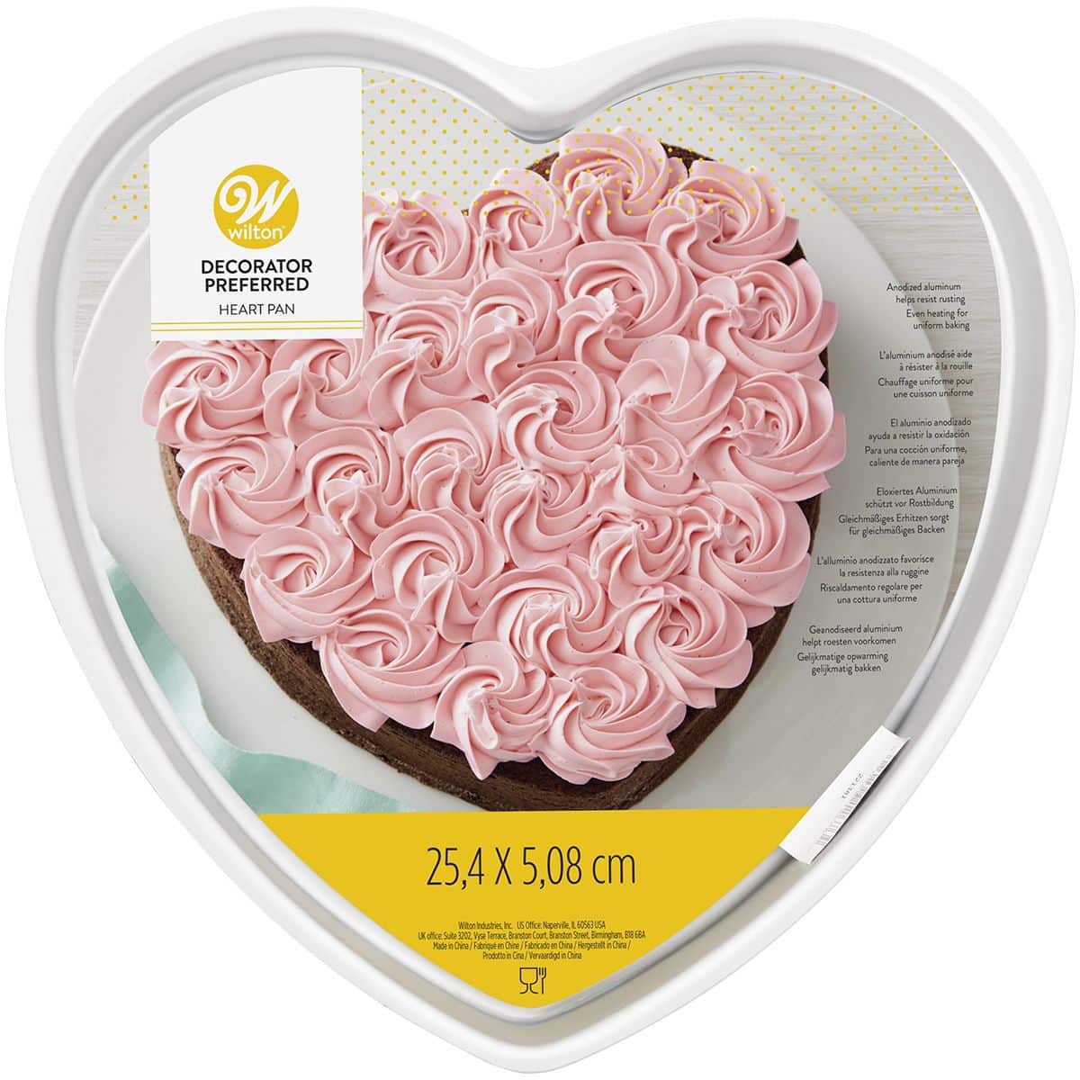 Wilton Decorator Preferred® Heart Pan 25x5cm
