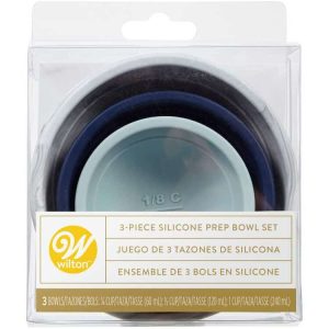 Wilton Silicone Prep Bowl Set/3